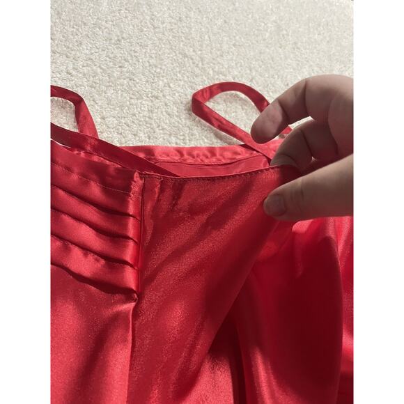 Vintage Lucie Ann II Red Satin Cami Intimate Top Size 36 VTG - Picture 6 of 9